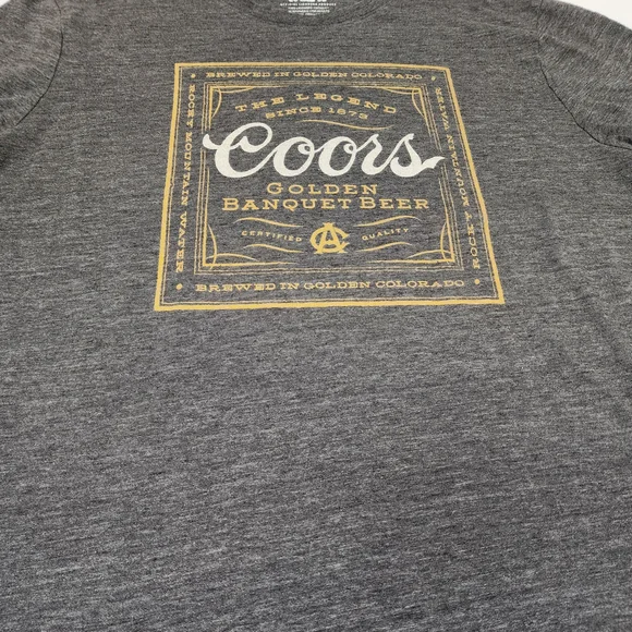 Lucky Brand Coors Golden Banquet Mens T-shirt Size Large - Picture 3 of 7